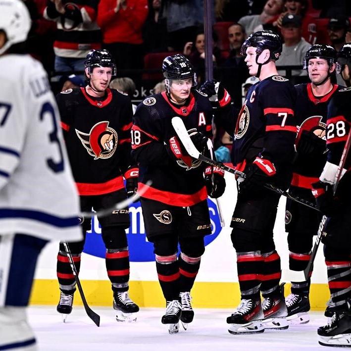 Stutzle scores twice, Senators open pre-season with 3-2 win over Maple Leafs